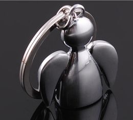 creative design Lovely angel keychain men women key holder chain ring bag pendant