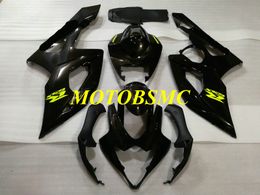 Top-rated Injection mold Fairing kit for SUZUKI GSXR1000 K5 05 06 GSXR 1000 2005 2006 ABS New gloss black Fairings set+Gifts SE38