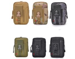 Universal Outdoor Tactical Holster Military Molle Hip Waist Belt Bag Wallet Pouch Purse Phone Case with Zipper Fanny Pack Pocket