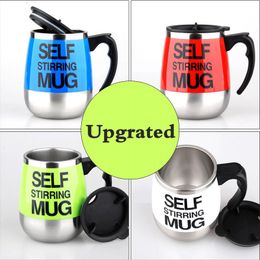 450ml Self Stirring Mug Automatic Mixing Mug for Coffee Milk Grain Oat Stainless Steel Thermal Cup Double Insulated Smart Cup2869
