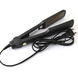 Professional hair straightener KM-329 Tourmaline Ceramic Heating Plate Hair Straightener Styling Tools With Fast Warm-up Thermostatic 06