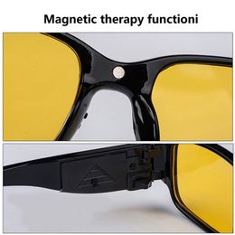 Wholesale- Therapy Health Protection sunGlasses man woman LED Light up With Money Detect Night vision glasses s006