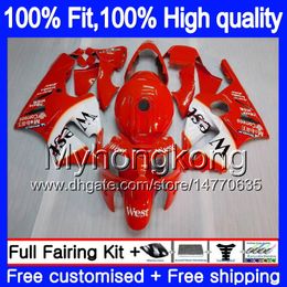 Injection OEM For KAWASAKI ZX1200 ZX 12R 1200CC 2002 2003 2004 2005 2006 Red West 224MY.24 ZX 12 R ZX-12R ZX12R 02 03 04 05 06 Fairing