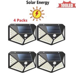 WholeSale Dropshipping Solar Power Outdoor Light Solar Lamp Portable Bulb Solar Energy Lamp Led Lighting 4 sided 270°lighting scope