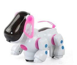 new hot sale Electric dog with light and music caster shook his head and tail children's educational toys wholesale supply Free Shippin