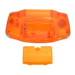 Transparent Orange Shell Housing Case Cover For Nintendo Game Boy Advance GBA