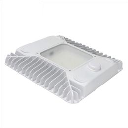 Smart Microwave Motion Sensor LED Canopy Lights Outdoor Gas Station 100W 150W 5000K White High Bay Lamp Waterproof IP65 Canopy Warehouse