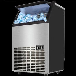 220V Ice Ball Maker Machine Commercial Milk tea shop Home big Automatic Ice cube maker large capacity 50kg/24h Ice Maker Machine