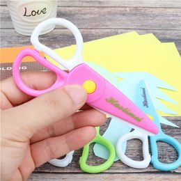 Child safety Scissors prevent hand injury DIY photo plastic Student Scissors/Paper-cutting scissors