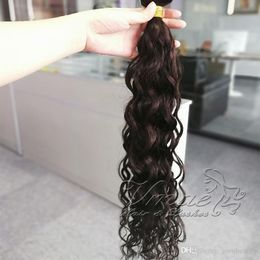 Black Brown 100g Afro Kinky Curly Body Deep Wave Straight 4A 4B 4C Virgin Natural Tape In Human Hair Extensions