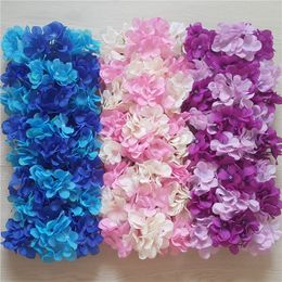 simulation hydrangea silk flower wall wedding decorative road leading hydrangea display artificial flower wreath fake wall farmhouse decor