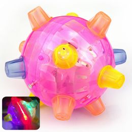 Flashing Dog Ball For Games Kids Ball Led Pets Toys Jumping Joggle Crazy Football Children's Funny Coloured dog toy New Promotion