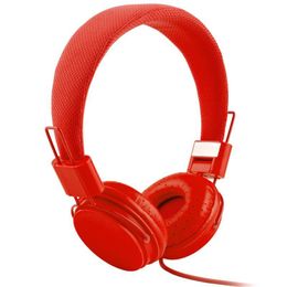 Wired Headphone with Mic 3.5mm AUX In-line Foldable & High-fidelity DJ Kids Headset Suitable for Computer Smart Phones MP3
