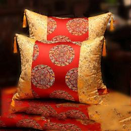 Patchwork Jacquard Silk satin Cushion Cover Home Decor Rectangle Pillow Cover Classic Chinese style Cushion Pillow Case