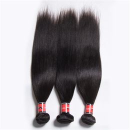 2017 new arrival Brazilian yaki straight Virgin Hair 3pcs/lot Natural Color,Unprocessed Indian Hair Extensions Human Hair Weaves