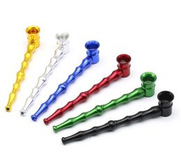 Portable metal bamboo pipe long rod Philtre cigarette holder Aluminium alloy long pipe