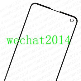 100PCS OEM Front Outer Touch Screen Glass Lens Replacement for Samsung Galaxy S10 Plus G973 G975 S10e G970 free DHL