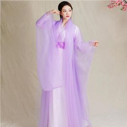 Cosplay tradicional chinesa Mulheres Hanfu Tang Suit Dynasty Roupa Set Robe estilo de fadas dança desgaste estágio