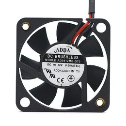 FOR ADDA AD0412LB-C5B 404020mm 4cm 40mm 4020 12V 0.11A 4Wire fan Axial Fan Cooling fan