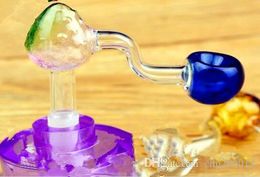 Hookah accessories [strawberry pot] concave head Wholesale Glass bongs Oil Burner Glass Water Pipe Oil Rigs Smoking, Oil.