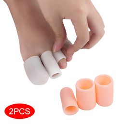 Finger Toe Protector Silicone Gel Cover Cap Preventing Blisters Corns Nail Tools Foot Care Toe Separators