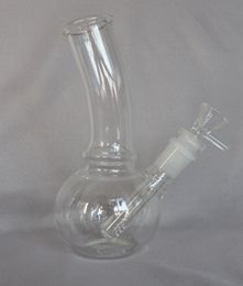 Hot hookah Glass Bong 18cm height water Pipe with 14mm Female Joint Beaker oil dab rig or quartz banger