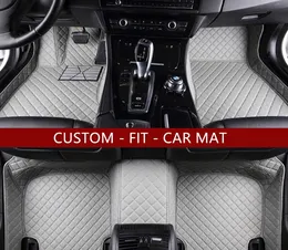 For Cayenne / 2011-2017 year Car Mat Interior Non-slip Waterproof Leather Floor Mat