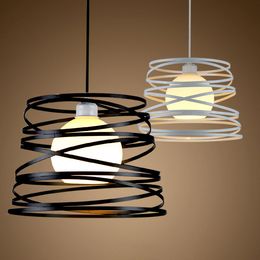 Nordic restaurant chandelier led chandelier lighting creative personality office barber shop coffee shop simple modern single balcony light