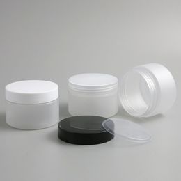 24 x 120g Empty Frost Cosmetic Cream Containers Cream Jars 120cc 120ml for Cosmetics Packaging Plastic Bottles With Plastic Cap