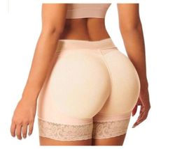 Low Rise Silicone Padded Panties WomenWomen Panty Pad 2PCs Silicone Shapewear Bum Butt Hip Up Enhancer Underwear Y2004252473