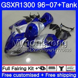 Bodys For SUZUKI GSXR 1300 1996 2002 2003 2004 2005 2006 2007 Good Blue 333HM.106 GSXR-1300 GSXR1300 Hayabusa 96 02 03 04 05 06 Fairing