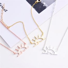 30PCS Sunrise Sunset Ocean Wave Bracelets Sky Sunshine Sunlight Sea Level Outdoor Geometric Scenery Landscape Charm Chain Female Jewellery