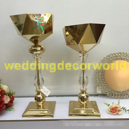 New stylAcrylic Vases Wedding Table Centrepieces Exquisite Pillar Flower Stand Party Event Flowers Road Lead For Hotel Home Decoration 00076