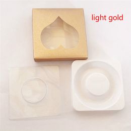 3D Mink Eyelash Package Boxes False Eyelashes Love shape Packaging Empty Eyelash box Case Lashes Box paper packaging