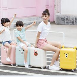 Xiaomi Youpin 18inch Lovely DIY Sticker Travel Suitcase TSA Lock Children Kid Trolley Carry On Luggage 3006735/3006736/3006737/3006738