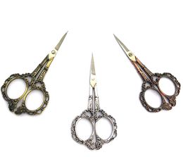 cross stitch Bronze European Retro classic Vintage Antique Craft Sewing Tailor scissor handicraft DIY Tool