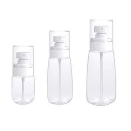 30ml 60ml 80ml 100ml Refillable Perfume Spray Bottle Empty Cosmetic Containers Plastic Fine Mist Atomizer Portable Travel Makeup Bottles