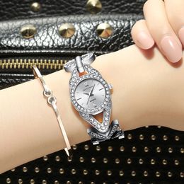 cwp 2021 Women Watches CRRJU reloj mujer Classic Fashion bling Diamond Bracelets Dress WristWatch for Ladies stainless steel Clock299N