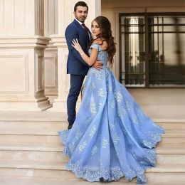 baby blue engagement dress