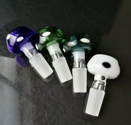 Colour point gourd bubble head , Wholesale Glass Bongs Accessories, Glass Water Pipe Smoking, Free Shipping