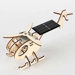 Mini Solar Aircraft DIY Technology Small Creation Interesting Invention of Pupils'Puzzle Toys Science & Discovery