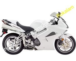 VFR 800 Customized Fairing For Honda Cowling VFR800 2002-2012 White ABS Plastic Bodywork Motorcycle Aftermarket Kit (Injection molding)