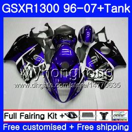 Hayabusa For SUZUKI GSXR1300 Purple Black 96 97 98 99 00 01 07 Kit 333HM.144 GSXR 1300 GSX-R1300 1996 1997 1998 1999 2000 2001 2007 Fairing