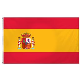 90x150cm flying espana spain es national Flag spainish direct factory price