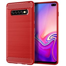 Ultra Thin Silk Pattern TPU Protective Case for Samsung S10 plus Drop Proof Soft TPU Armour Case for S10 plus