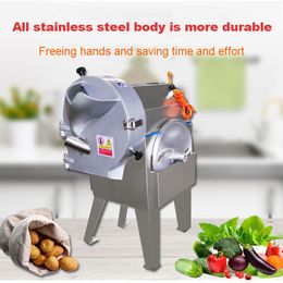 Multi-function Commercial vegetable cutter Electric cutting machine dicing slice potato cutting wire slicer cutting machine 220v