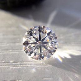 100% Real Suelto piedras preciosas Moissanita Diamond 1.0ct 6.5mm D Color VVS1 