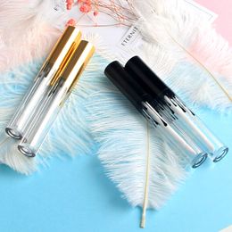 4ml Empty Clear Lip Gloss Tube Lip Balm Lipstick Bottle Container Beauty Tool Mini Sample Refillable Lipgloss Bottles