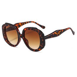 Trendy Round Sun Glasses Fashion PC Sunglasses Women Trend Shade 5 Colors Customs LOGO