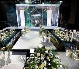 lattest style Wedding Stage Decoration Wintina Pipe and Drape stand, Backdrop For Event Party decor0599